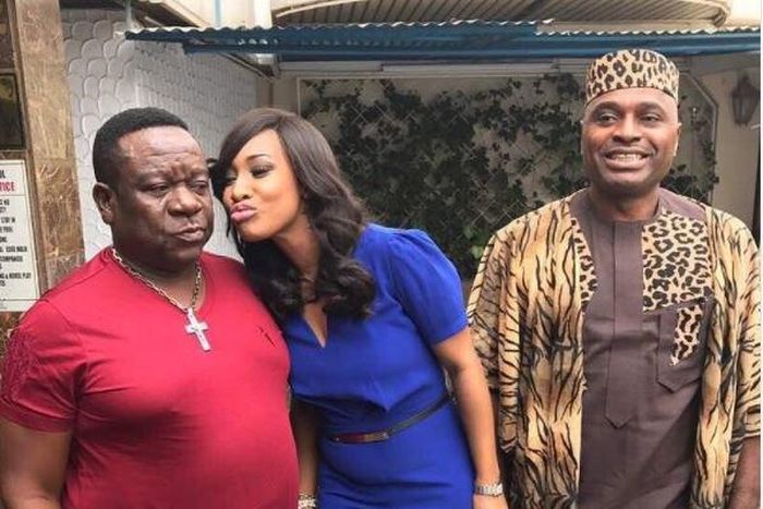 Mr Ibu doesn't want Tonto Dikeh's kiss