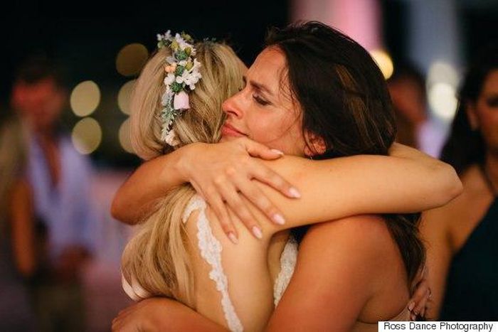 Jess shared the joy of her wedding day with her best friend