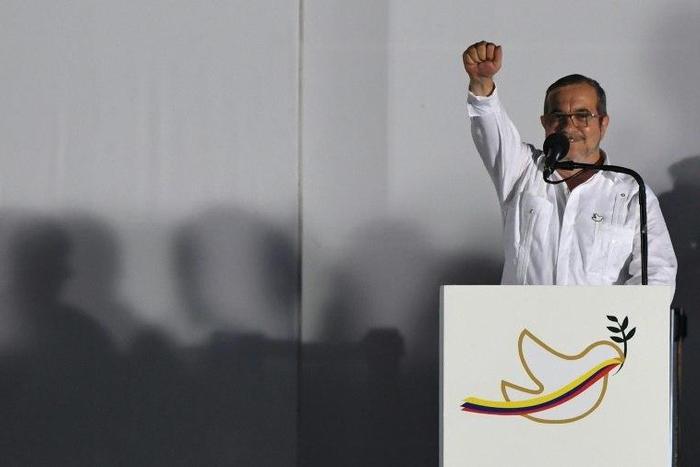 The leader of the FARC, Rodrigo Londono, who goes by the nom de guerre "Timochenko," is awake and alert after being admitted to a university hospital in the city of Villavicencio in central Colombia