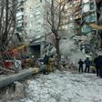 The Soviet-era high-rise was built in 1973 and was home to around 1,100 people