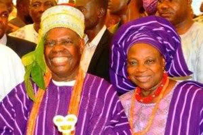 Chief Bisi Akande and wife, Omowunmi