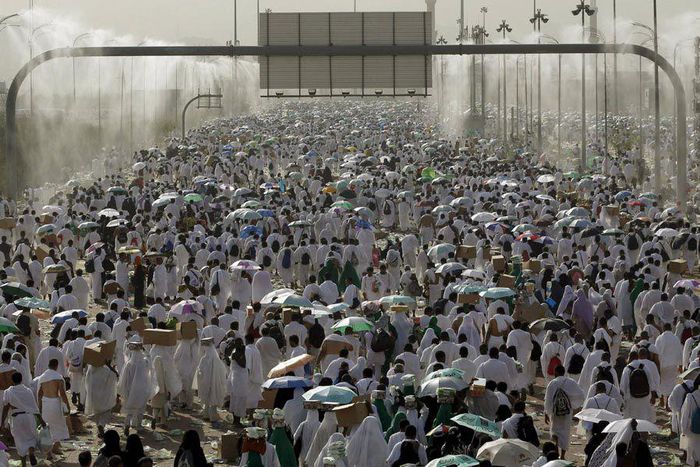 Every year, Muslims go for hajj pilgrimage