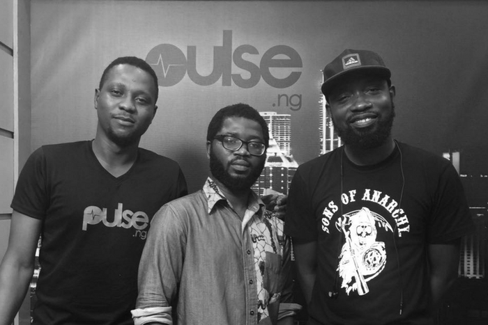 Steve Dede, lawyer Ayo Sogunro and Ayomide Tayo