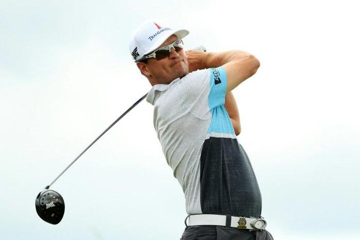 Zach Johnson of the United States prepares to win at another British Open, but stays behind to play at this week's US PGA John Deere Classic in Illinois, only an hour's drive from his birthplace in Iowa