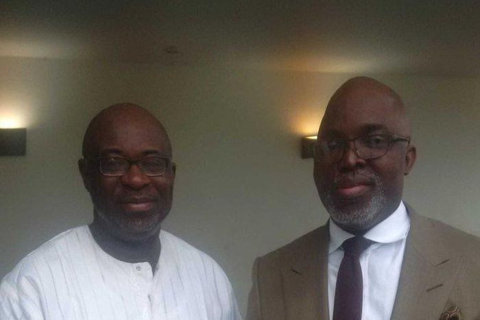 Seyi Akinwunmi and Amaju Pinnick