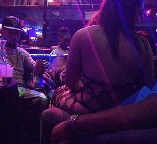 Nigerian rap star Phyno in a strip club