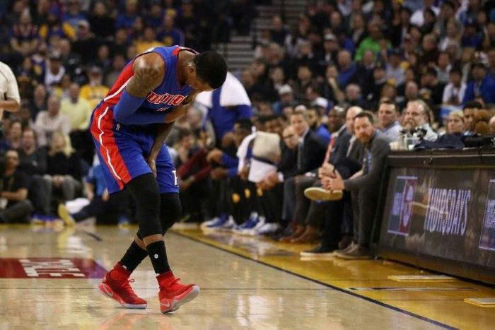 Kentavious Caldwell-Pope scores 26 points as the Detroit Pistons beat the Philidelphia 76ers 136-106