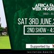 Africa Fashion Week Nigeria 2017 will hold on 3rd-4th June at the National Art Theater