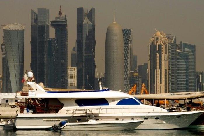 The skyline of Qatari capital Doha, pictured in 2012