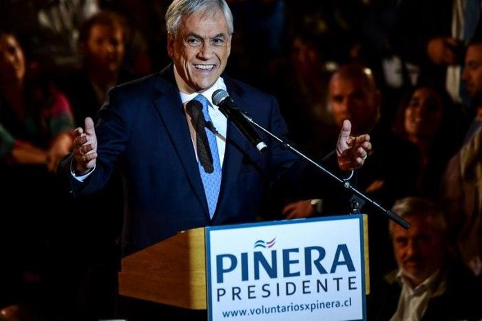 Former Chilean president Sebastian Pinera announces he is going to stand for office again after being in power 2010-2014