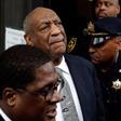 Actor and comedian Bill Cosby reacts after a judge declared a mistrial in his sexual assault trial at the Montgomery County Courthouse in Norristown