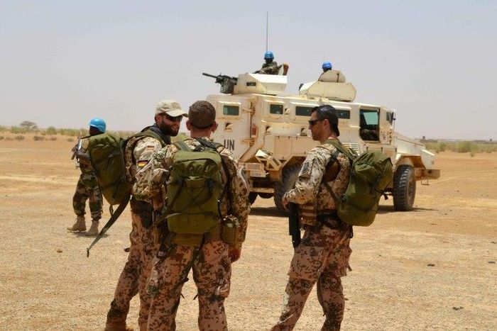 Earlier this year, Germany reinforced its presence with the UN force in Mali