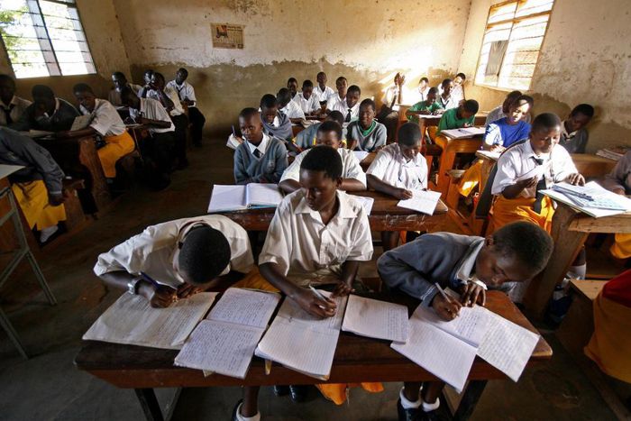 A secondary school in Kenya