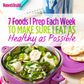 7 foods I prepare each week to make sure I eat as healthy as possible