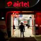 A man leaves a Bharti Airtel store in New Delhi, India April 20, 2016. REUTERS/Adnan Abidi
