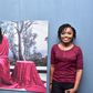Media personality Arit Okpo at the HERE photo exhibition