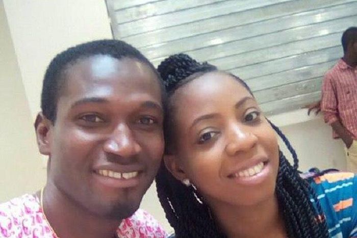 Esther Demshak and her late boyfriend, MC Think Twice