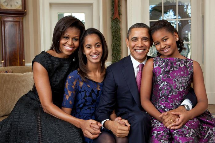 Barack Obama family portrait 2015