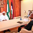 President Muhammadu Buhari with Vice President Yemi Osinbajo on Monday, August 21, 2017