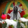 A Rastafarian mural in Shashamane, Ethiopia
