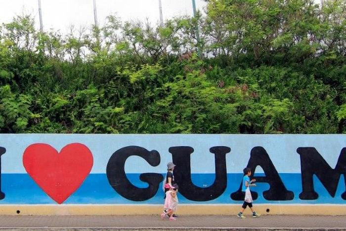 Although Guam hosts two US military installations and 6,000 US soldiers, making it the target of North Korea's wrath, tourism authorities are keen to dispel any impression of danger to the tranquil island and its secluded beaches