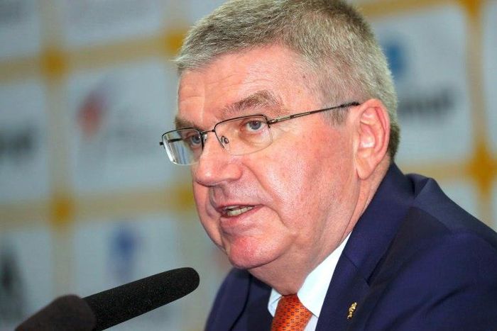Olympic chief Thomas Bach, seen in June 2017, is set to meet with French President Emmanuel Macron