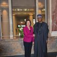 Senate President, Dr Bukola Saraki with Bundesrat President and Minister-President of the Federal State of Rhineland-Palatinate, Ms Malu Dreyer.