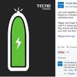 Tecno Mobile's #Biggerandbetter Facebook post
