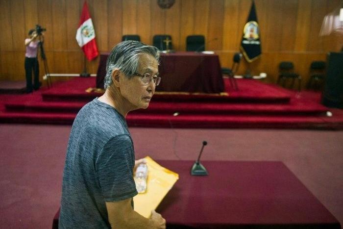 Alberto Fujimori, president from 1990 to 2000, is serving a 25-year sentence for human rights abuses and corruption in special housing set up at a police headquarters in a suburb of Lima