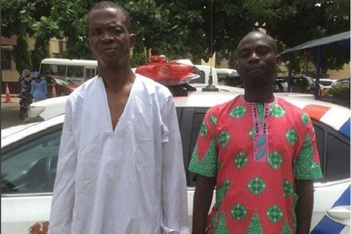 The fake prophet, Moses Edwin and his partner in crime