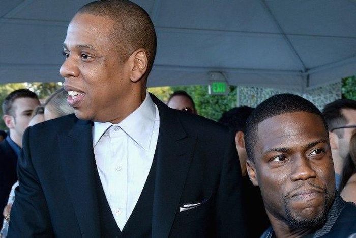 JAY-Z and Kevin Harts got caught with their pants down