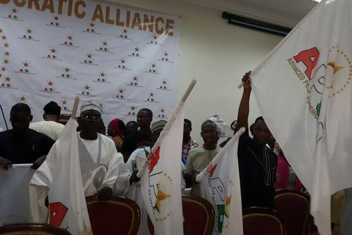 The unveiling ceremony of the Advanced Peoples Democratic Alliance (APDA) in Abuja on Monday, June 5, 2017