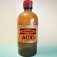 Bottle of acid