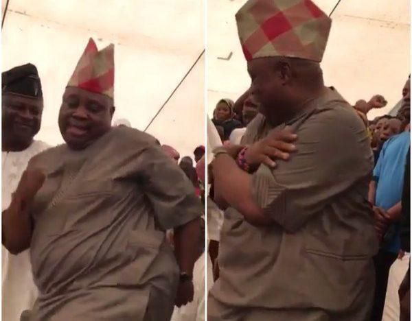 Ademola Adeleke has won our hearts with his victory dance