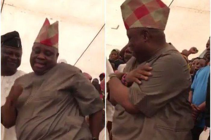 Ademola Adeleke has won our hearts with his victory dance