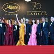 Members of jury arrive for the '70th Anniversary' ceremony of the Cannes Film Festival in southern France