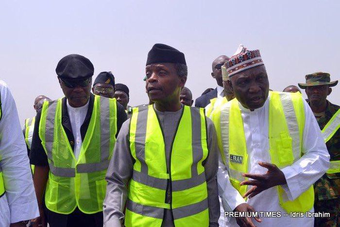 VP Osinbajo on inspection tour of Abuja airport
