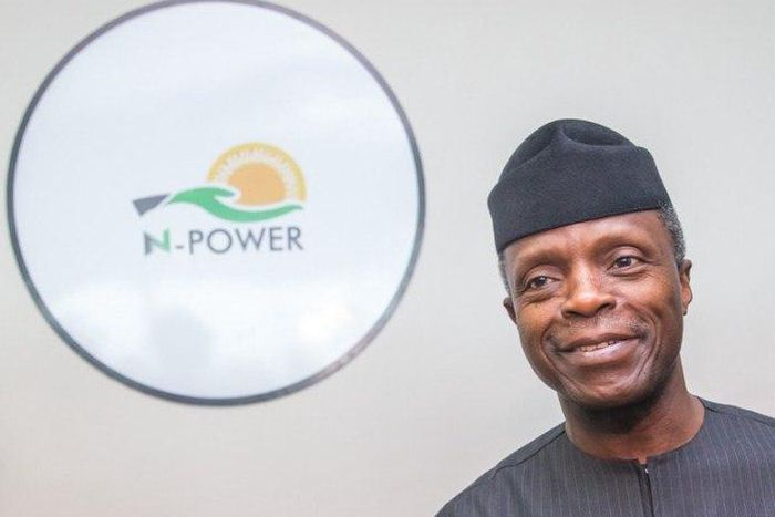 Acting President pays a visit to N-Power Situation Room