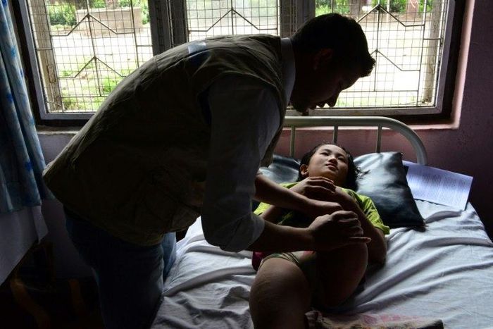 The World Health Organization recommends a minimum of 34.5 skilled healthcare professionals per 10,000 people -- nearly five times the number available in impoverished Nepal