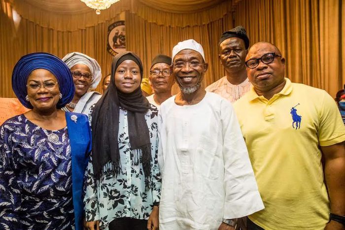 Governor Rauf Aregbesola at a ceremony to welcome the new doctors
