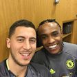 Eden Hazard and Willian