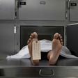A man's corpse.