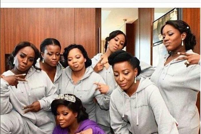 Toolz and her Bridal train