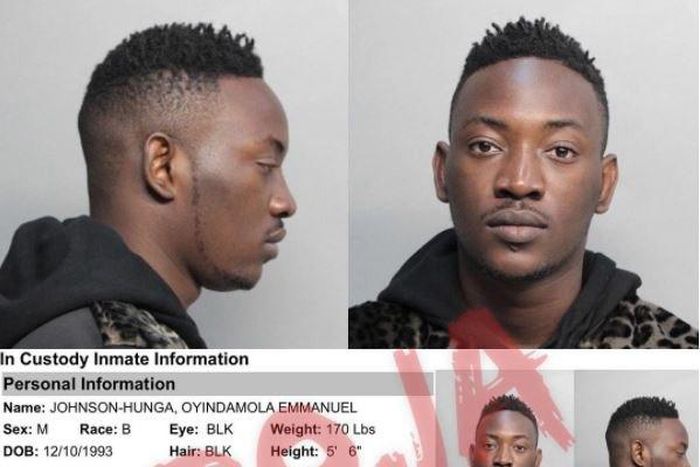 Dammy Krane's mug shot