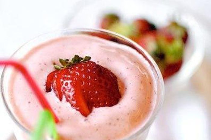 Strawberry milkshake