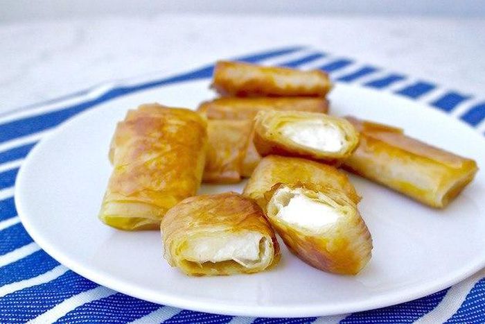 fried phyllo fetas