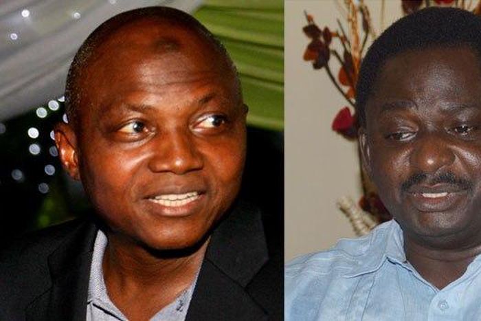 Garba Shehu and Femi Adesina