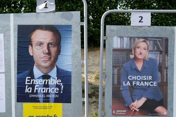 The EU has its money on pro-European presidential candidate Emmanuel Macron in Sunday's French run-off vote, wary of the threat posed by Marine Le Pen who calls for the bloc's destruction