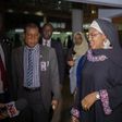 Aisha Buhari returns to Nigeria after seven days with President Buhari