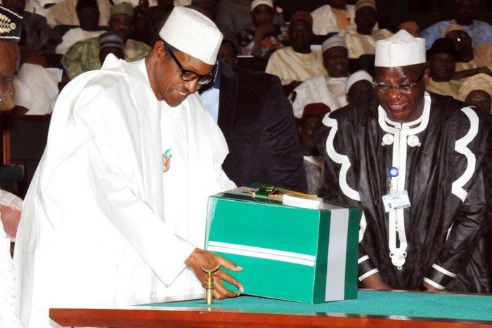 Buhari presents N6.08trillion budget for 2016 at the National Assembly